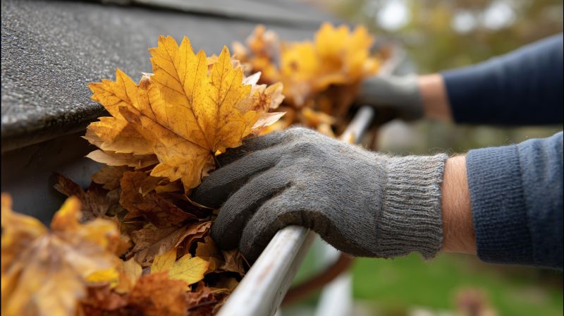 Gutter Cleaning in Fall