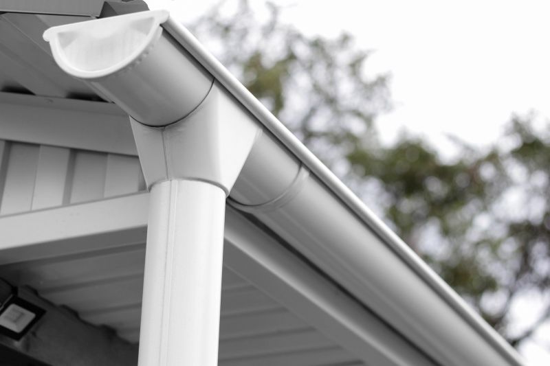 Wood Rain Gutter Installation
